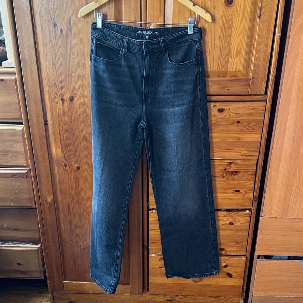 GUESS Wide Relaxed Dark Jeans